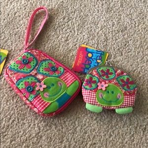 Stephen Joseph Turtle Wristlet & Coin Purse